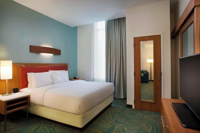 استوديو بسرير كينج مع أريكة، Springhill Suites Houston Downtown/Convention Center 1/4