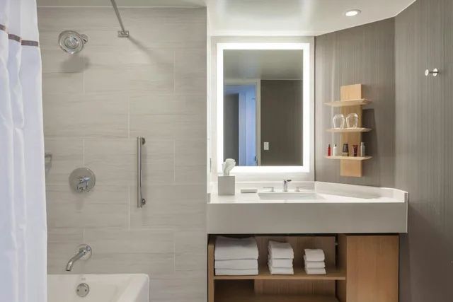 جناح فاخر بسريرين كوين بشرفة مع أريكة، Tampa Marriott Water Street 3/3