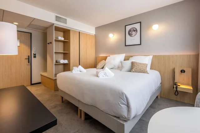 استوديو بسرير كوين بمطبخ صغير لذوي الإعاقة، Sevenline Aparthotel Purpan Toulouse 2/2
