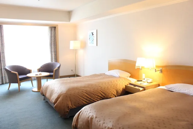 غرفة ثلاثية بثلاثة أسرّة بإطلالة على البحيرة، Iyashi No Resort Kaga No Sachi Hotel Arrowle 1/4