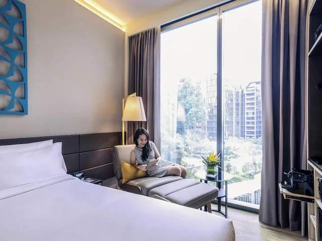 غرفة بريفيليج بسرير كينج، Mercure Singapore On Stevens 6/10