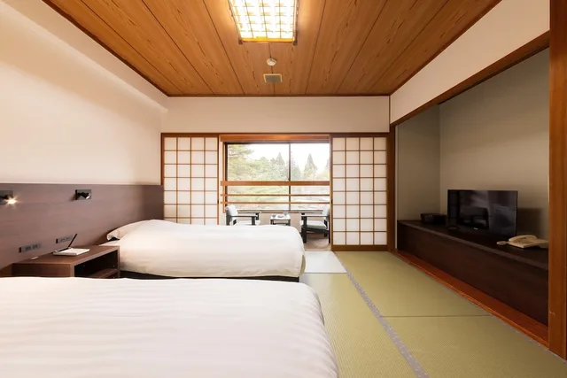 Japanese, Twin Beds, No Bathroom, Tatami، ARDEN HOTEL ASO 1/4