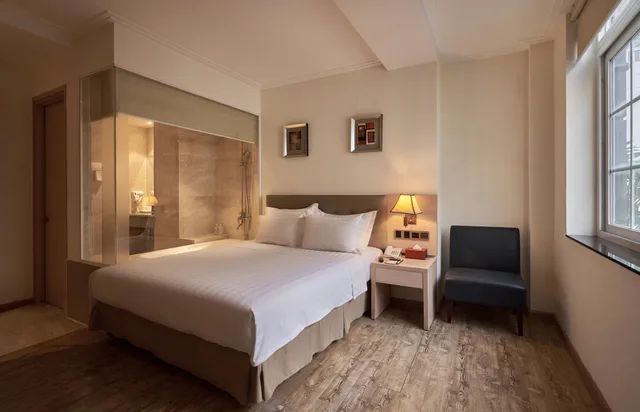 غرفة فاخرة بسرير كوين، Sky Gem Hotel Sora 2/2