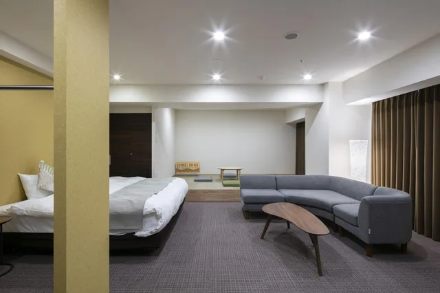 جناح تنفيذي بسرير كينج، Randor Hotel Sapporo Suites 1/1