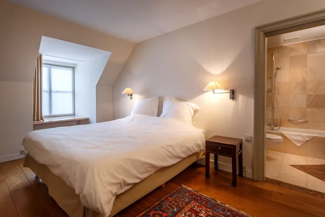 غرفة كلاسيكية بسرير كوين، HOSTELLERIE TER HEIDE 1/1