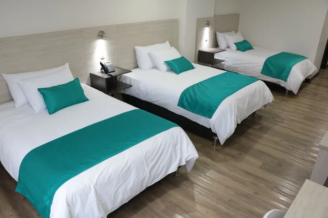 غرفة قياسية ثلاثية بسريرين منفصلين بإطلالة على المدينة، Arame Hotel 1/9