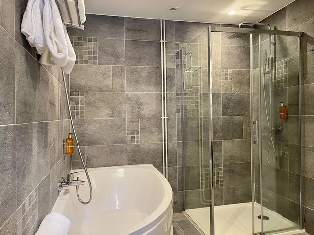 غرفة ديلوكس بسرير كينج وسرير فردي، Best Western Hotel De France 4/4
