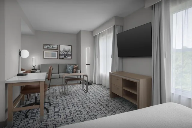 استوديو بريميوم بسرير كينج، Homewood Suites By Hilton Princeton 4/10