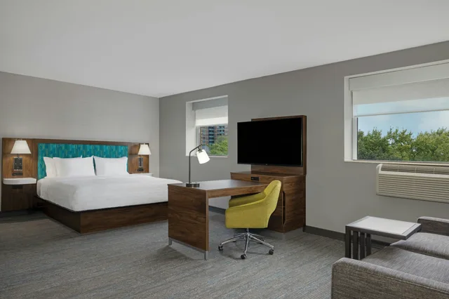 Studio, Suite, King Bed, Pool View, Hampton Inn & Suites by Hilton Toronto Downtown 1/2