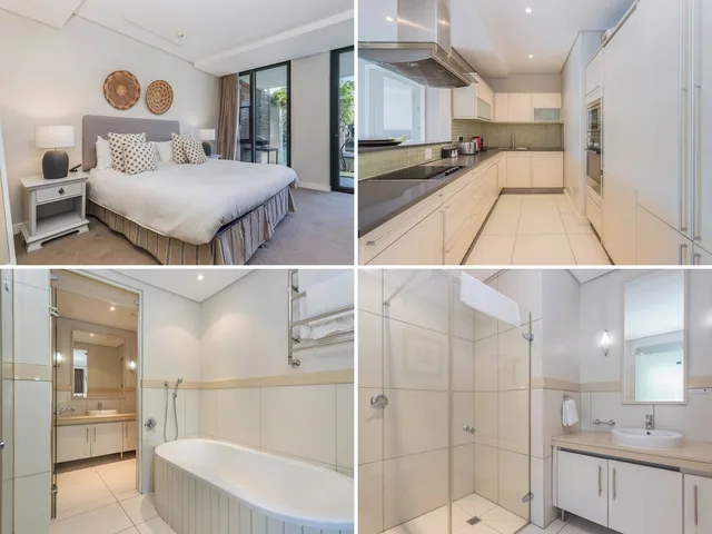 غرفة بريميير بسرير كوين وسريرين منفصلين بغرفتي نوم بمسبح خاص، Mountain Marina Luxury Apartments 4/6