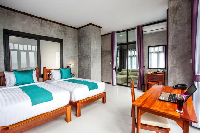 فيلا ركنية بسرير كينج، Lanta Corner Resort 3/4