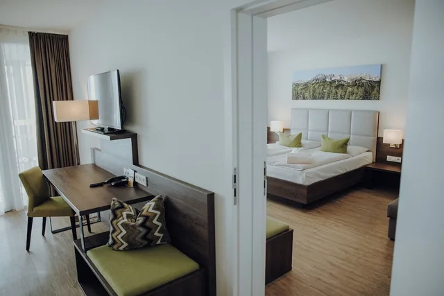 غرفة عائلية بسريرين كوين بشرفة، Lti Alpenhotel Kaiserfels 5/7