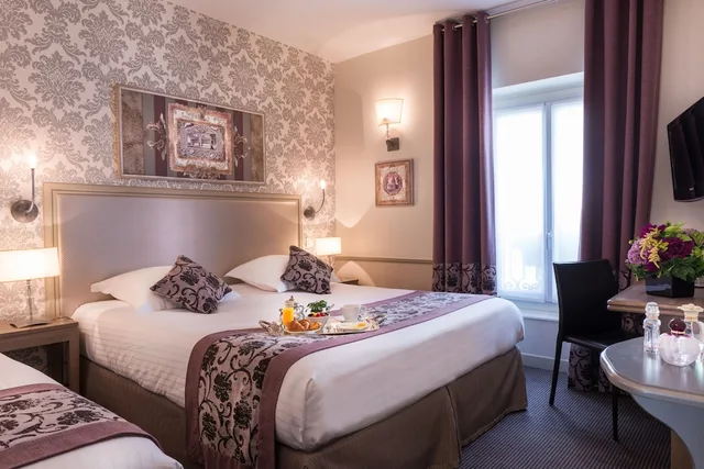 غرفة قياسية بسرير مزدوج، Hotel Monceau Wagram 1/3