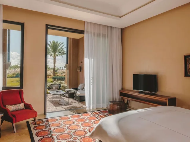 جناح ديلوكس بسرير كينج بإطلالة على الحديقة، FAIRMONT ROYAL PALM MARRAKECH 2/5