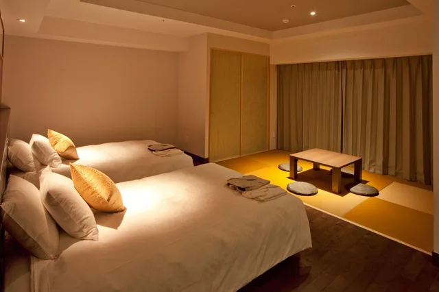 غرفة ديلوكس بإطلالة على البحر، Ryukyu Onsen Senagajima Hotel 3/4