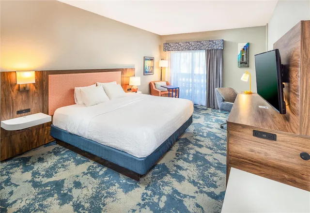 جناح بسرير كينج بإطلالة على البحر، Hampton Inn and Suites St. Augustine-Vilano Beach 1/6