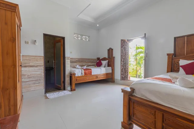 غرفة بسريرين منفصلين بإطلالة على البحر، Manta Cottage Seaview Plus 3/6