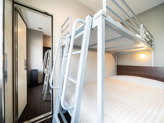 غرفة متصلة بسرير مزدوج وسرير فردي، Super Hotel Ehime Ozu Inter 1/2
