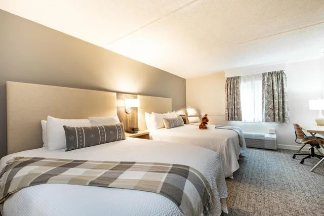 غرفة ديلوكس بسرير مزدوج، Fireside Inn Suites West Lebanon 5/10