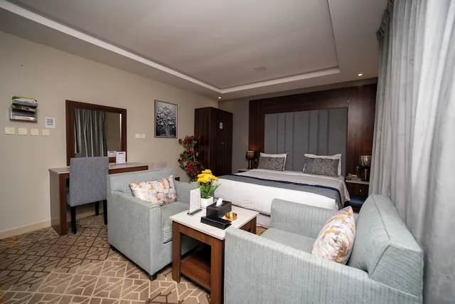 غرفة بسرير مزدوج أو سريرين منفصلين، سوات للشقق الفندقية(Swat Furnished Apartment) 4/10
