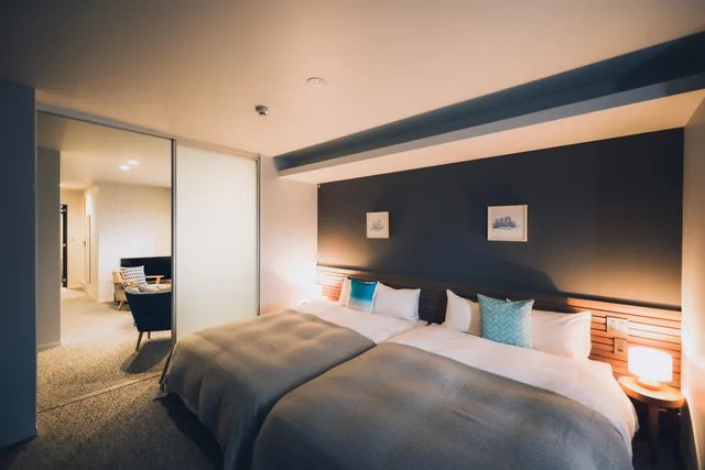 غرفة تنفيذية عائلية بسريرين منفصلين، LAZULI Hiroshima Hotel & Lounge 1/1