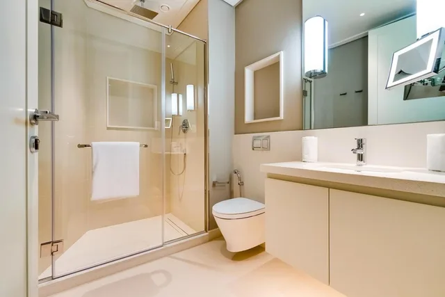 2 Bedrooms, Apartment, Double Bed, Partial Burj Khalifa View، Vida Residences Downtown 3/3