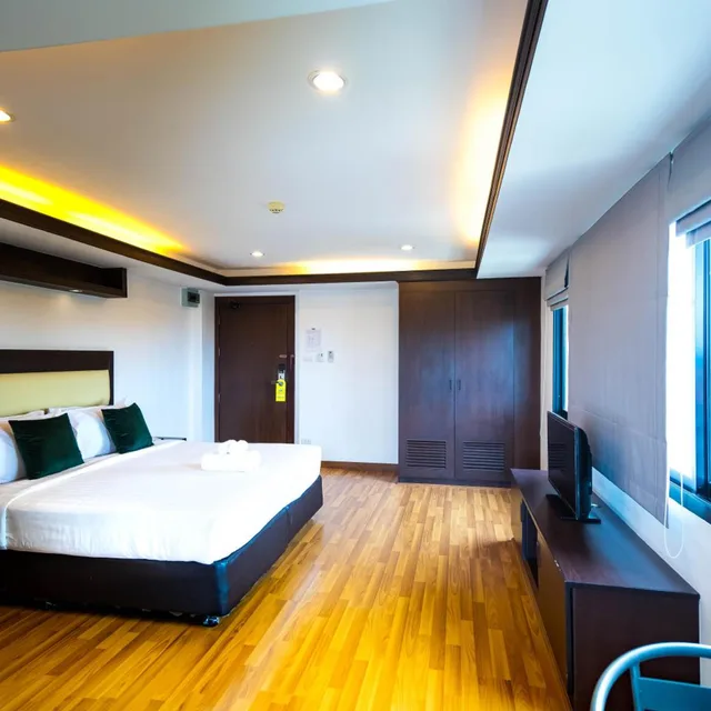 غرفة بسرير مزدوج بإطلالة على الجبل، Initial Hua Hin 1/10