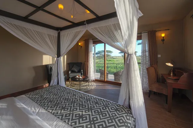غرفة تنفيذية بسرير كوين، Serengeti Sametu Camp by Karibu Camps & Lodges 10/10