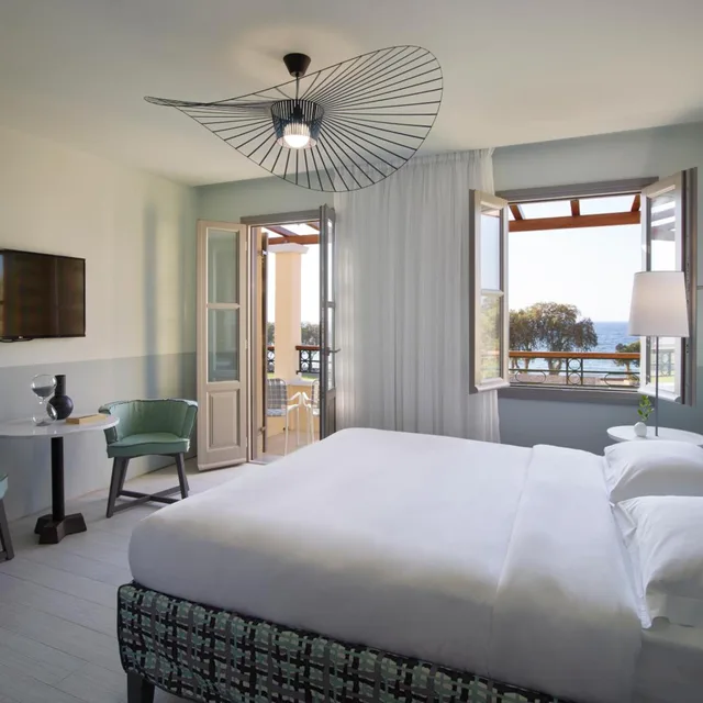 غرفة ديلوكس بسرير مزدوج بإطلالة على البحر، Kalimera Kriti Hotel And Village Resort 2/4