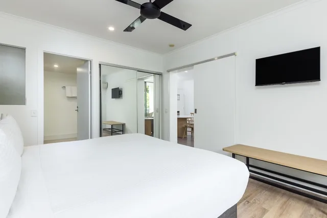 غرفة بريميير بسريرين منفصلين بإطلالة على الحديقة بغرفة نوم واحدة، Oaks Port Douglas Resort 1/4