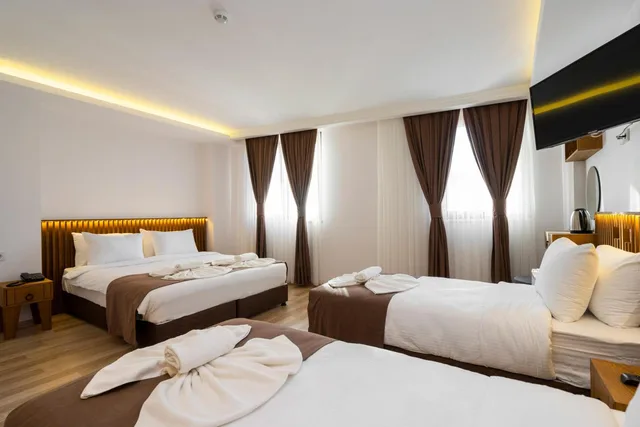 غرفة ديلوكس عائلية بسرير كينج وسريرين منفصلين، Castillo Rojo Hotel Istanbul 2/2
