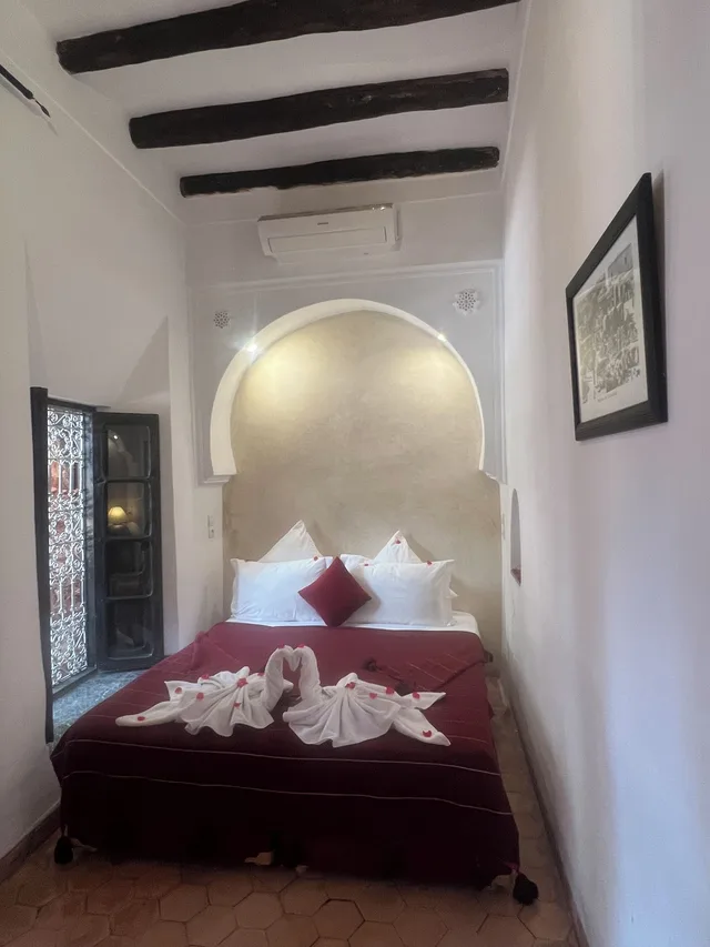 غرفة عائلية بثلاثة أسرّة بحمام خاص، Riad Jnan el Cadi 6/10