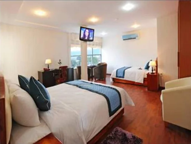 غرفة ديلوكس بسريرين منفصلين بإطلالة على المدينة، Song Thu Hotel 2/5