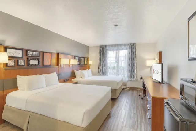 غرفة بسريرين كوين، Clarion Inn Salt Lake City Airport 3/10