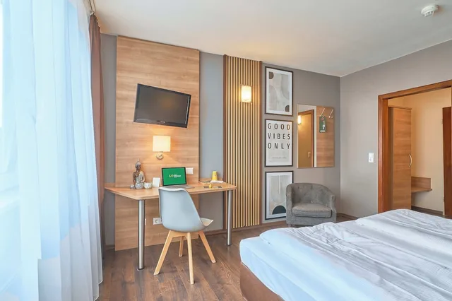 غرفة أساسية مفردة بسرير فردي، eXo Individual Hotel Mannheim - by SuperFly Hotels 2/8