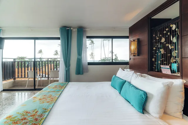 غرفة ديلوكس بسريرين منفصلين بشرفة، Vacation Village Phra Nang Inn 1/4