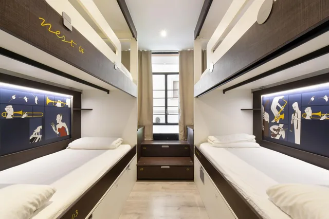 غرفة رباعية بسرير بطابقين، Free Hostels Barcelona 1/1