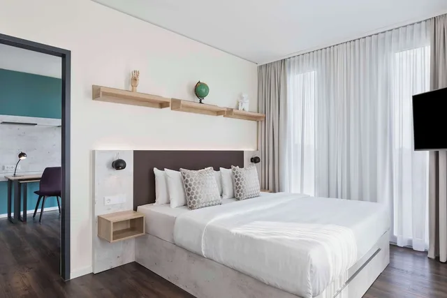 جناح بسرير مزدوج، Stellaris Apartment Hotel 1/4