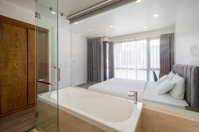 جناح ديلوكس بسرير كوين بغرفة نوم واحدة، Granda Suites Hanoi 2/2
