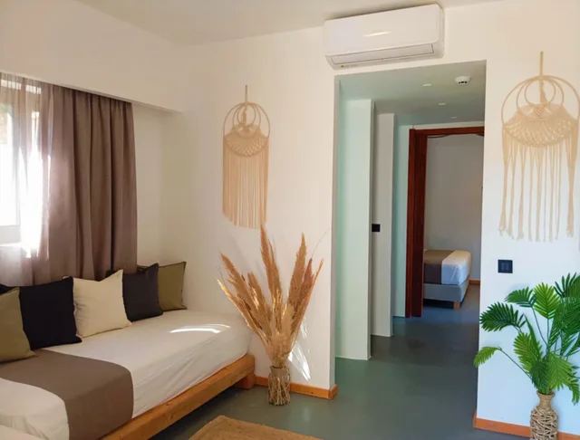 غرفة عائلية بإطلالة على الحديقة، Helios Beach Hotel & Bungalows 4/5