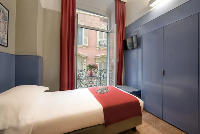 غرفة ثلاثية بثلاثة أسرّة بإطلالة على البحر، Hotel Italia e Lido Rapallo 10/10