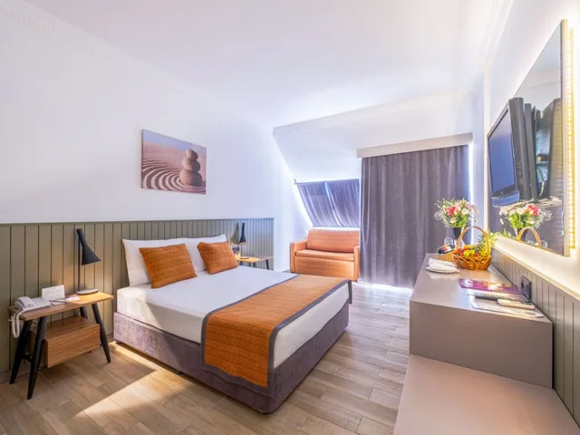 غرفة كلوب بسرير مزدوج، Queens Park Goynuk Hotel All Inclusive 2/10