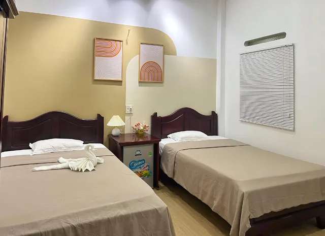 Semi Room, Twin Beds, 2 Semi Double Beds، Quoc Dinh Guesthouse 2/3