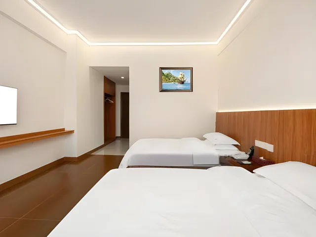 غرفة بزنس بسريرين، Pazhou Hotel 1/6