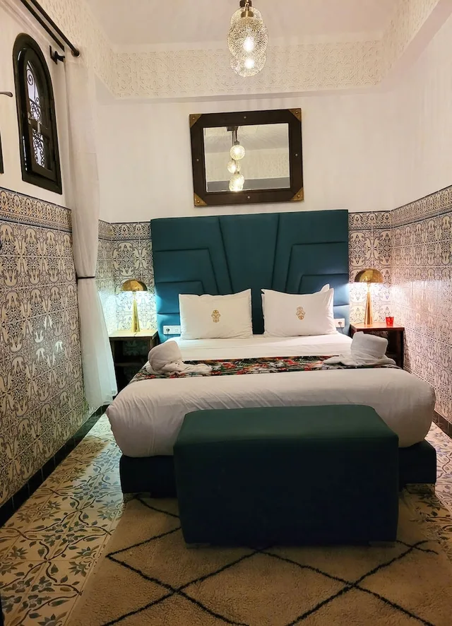 جناح ديلوكس بسرير كوين، Riad Dar Khmissa 2/5