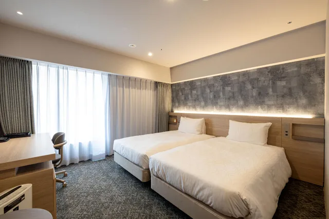 Semi Room, 2 Semi Double Beds، Richmond Hotel Utsunomiya Ekimae Annex 1/3