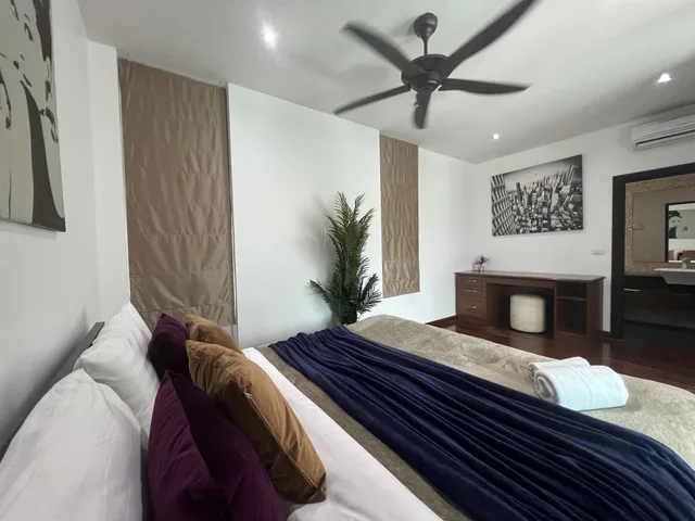 فيلا عائلية بسريرين كينج بإطلالة على المسبح بـ6 غرف نوم بمسبح خاص، Paradise Pool Villa Pattaya in Tropicana Village (ex VIP Villas Pattaya Tropicana Jomtien Beach) 6/10