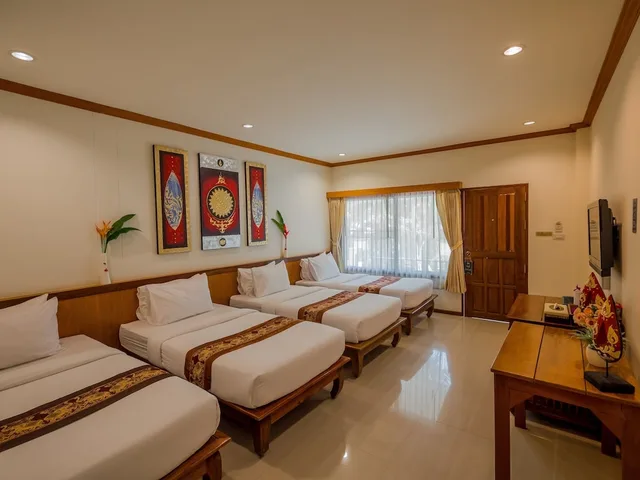 غرفة عائلية رباعية بأربعة أسرّة، Chiangkhan River Mountain Resort 1/5