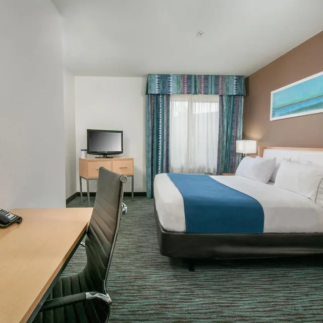 غرفة بسرير كينج لذوي الإعاقة، Holiday Inn Express & Suites San Antonio Rivercenter Area, an IHG Hotel 1/1