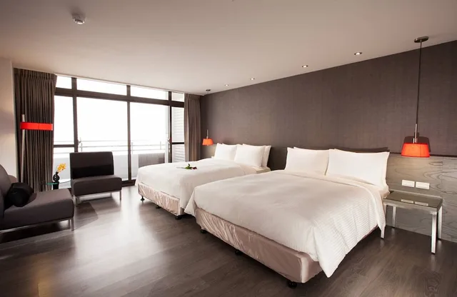 غرفة عائلية رباعية بسريرين كوين، Check Inn Select Hualien Linsen 2/10
